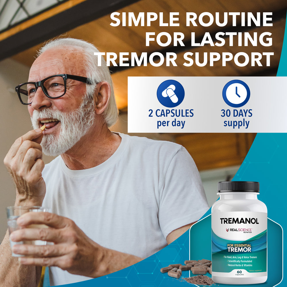Tremanol - Natural Aid for Essential Tremor – Real Science Nutrition